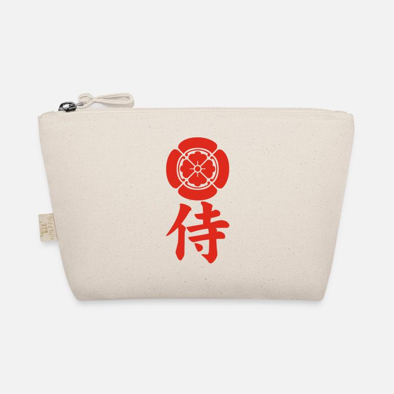 Samurai-Emblem des Oda-Clans (rot) Bio-Täschchen