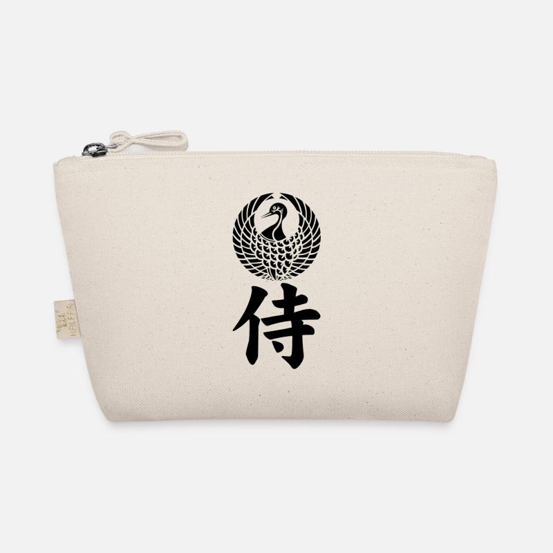 Emblème samouraï du clan Mori (noir) Trousse biologique