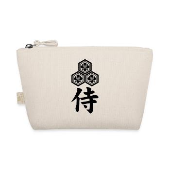 Samurai-Emblem des Asai-Clans (schwarz) - Bio-Täschchen - Natur - Vorne