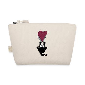 Tearing Love -Gold Knospe - Bio-Täschchen - Natur - Vorne