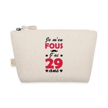j ai 29 ans / cadeau anniversaire 29 ans - Trousse biologique - nature - Devant