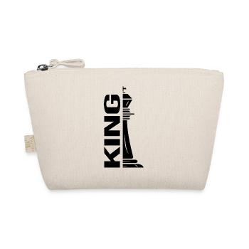 checkmate chess king chessboard chess piece - Organic Pouch - nature - Front