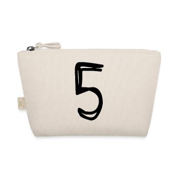 5 YEARS. 5TH ANNIVERSARY. BIRTHDAY 5 YEARS. 5 - Organic Pouch - nature - Front