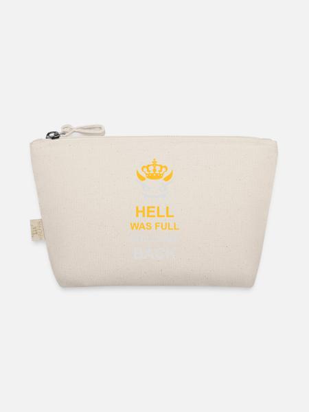 hell was full Zitat - Bio-Täschchen - Natur - Vorne