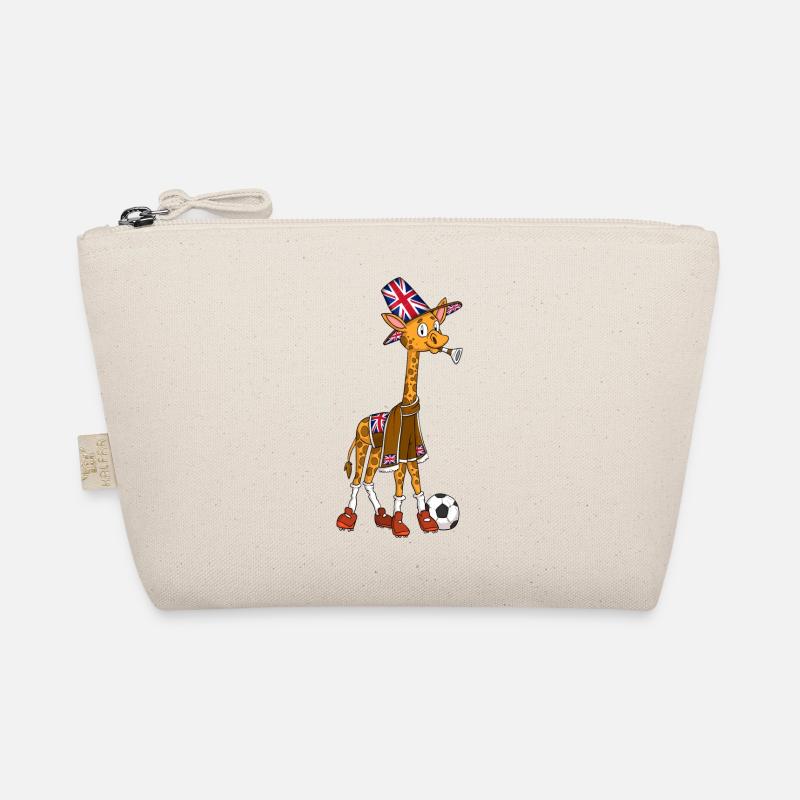 Giraffe Fan England Organic Pouch