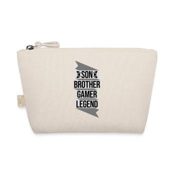 son brother gamer legend - Bio-Täschchen - Natur - Vorne