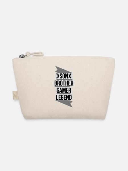 son brother gamer legend - Bio-Täschchen - Natur - Vorne