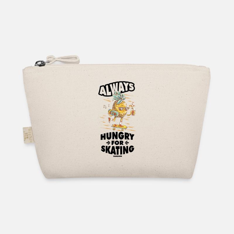 cool pineapple skateboard sporty cool Organic Pouch