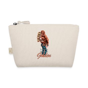La vie est meilleure avec une blonde Golden Illustration - Trousse biologique - nature - Devant