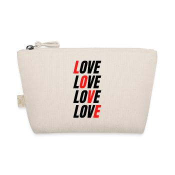 Love - Bio-Täschchen - Natur - Vorne