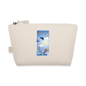 Illustration colorée d’un kitesurfer - Trousse biologique - nature - Devant
