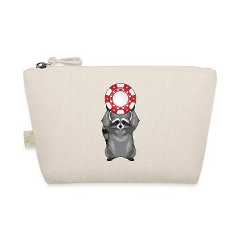 Raccoon Poker Poker Chips - Organic Pouch - nature - Front