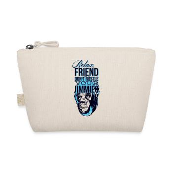 Funny Chill Relax friend monkey gorilla gift - Organic Pouch - nature - Front