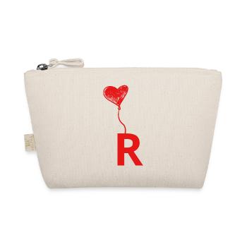 Lettre r cœur - Trousse biologique - nature - Devant