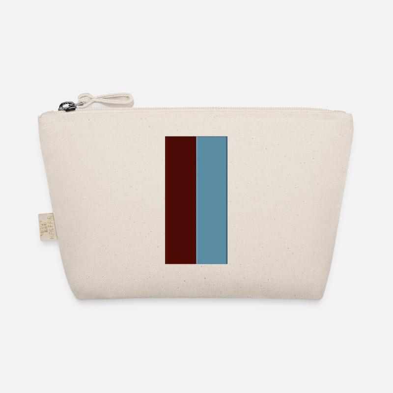 Red Blue Colors Organic Pouch
