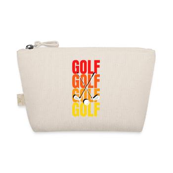 Golfkunst: Schwingung des Golfschlägers - Bio-Täschchen - Natur - Vorne