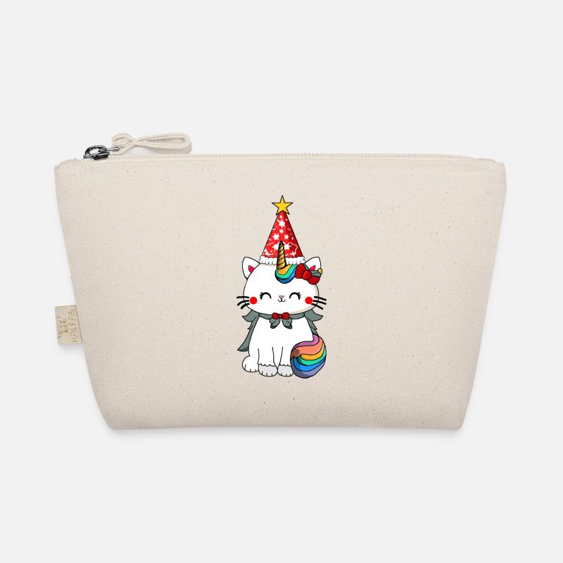 Chat-Licorne de Noël - Trousse biologique - nature
