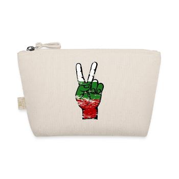 Bulgarien Flagge Frieden Victory Symbol used - Bio-Täschchen - Natur - Vorne