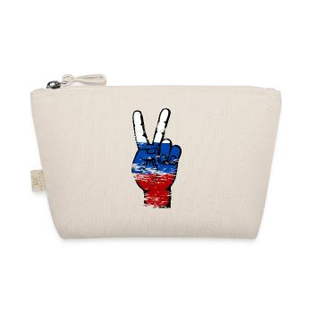 Russia Flag Peace Victory Symbol Used - Organic Pouch - nature - Front