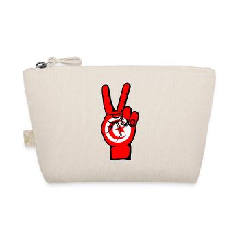 Drapeau de la Tunisie Symbole de la Victoire de la Paix - Trousse biologique - nature - Devant