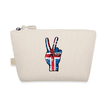 Iceland Flag Peace Victory Symbol Used - Organic Pouch - nature - Front