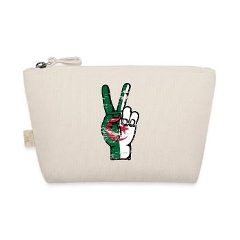 Algerien Flagge Frieden Victory Symbol used - Bio-Täschchen - Natur - Vorne