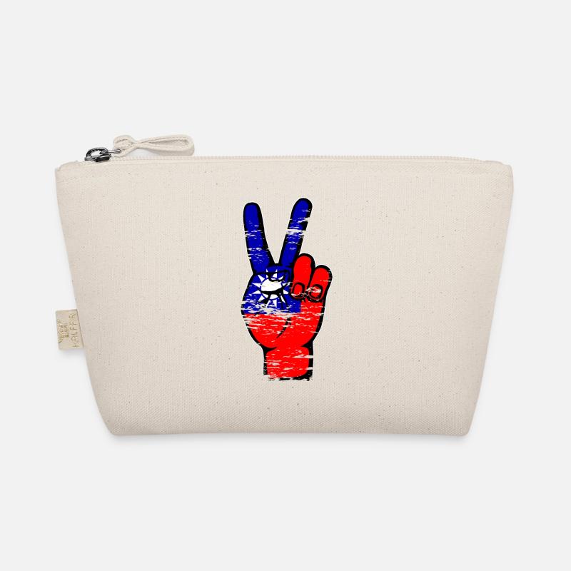 Drapeau de Taïwan Symbole de victoire de paix utilisé Trousse biologique