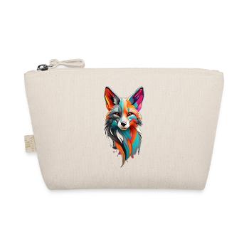 colorful fox - Bio-Täschchen - Natur - Vorne