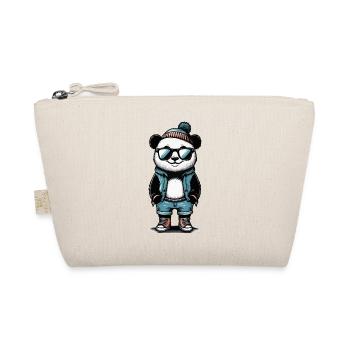 Panda cool avec des lunettes de soleil - Trousse biologique - nature - Devant