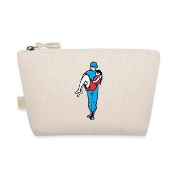 Men Hold Women - Organic Pouch - nature - Front
