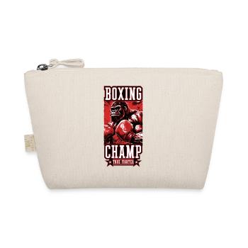 Gorilla Boxer Kämpfer Beast Boxing Champ - Bio-Täschchen - Natur - Vorne