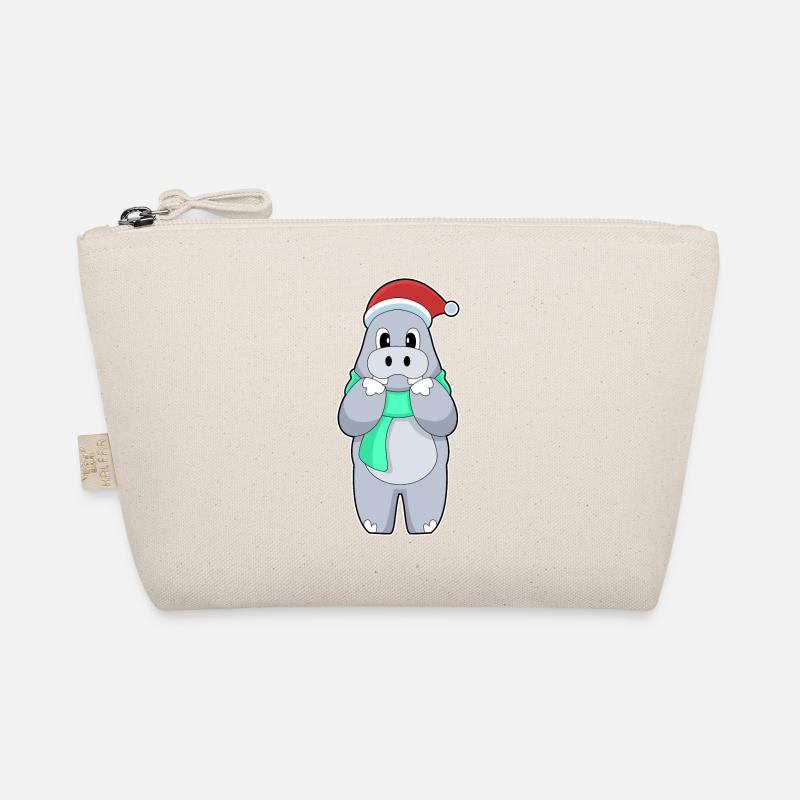 Écharpe de Noël hippopotame Trousse biologique