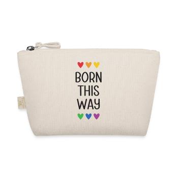 LGBT Pride Month - Born This Way - Organic Pouch - nature - Front