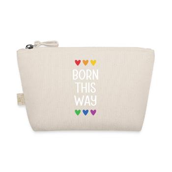 LGBT Pride Month - Born This Way - Organic Pouch - nature - Front