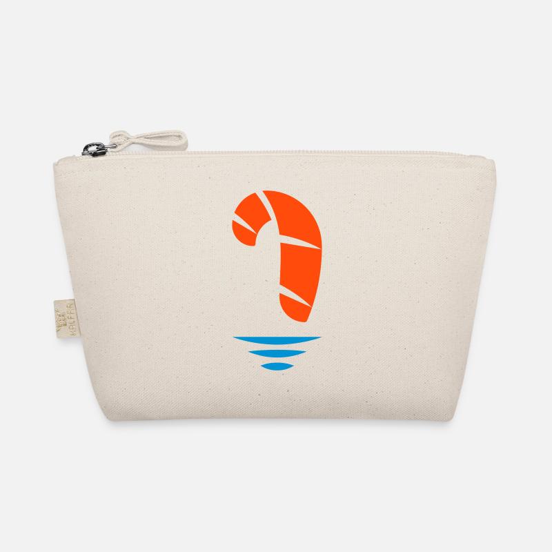 Logo du kitesurfeur - Trousse biologique - nature