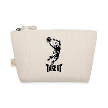 BASKETBALL, TAKE IT - Organic Pouch - nature - Front