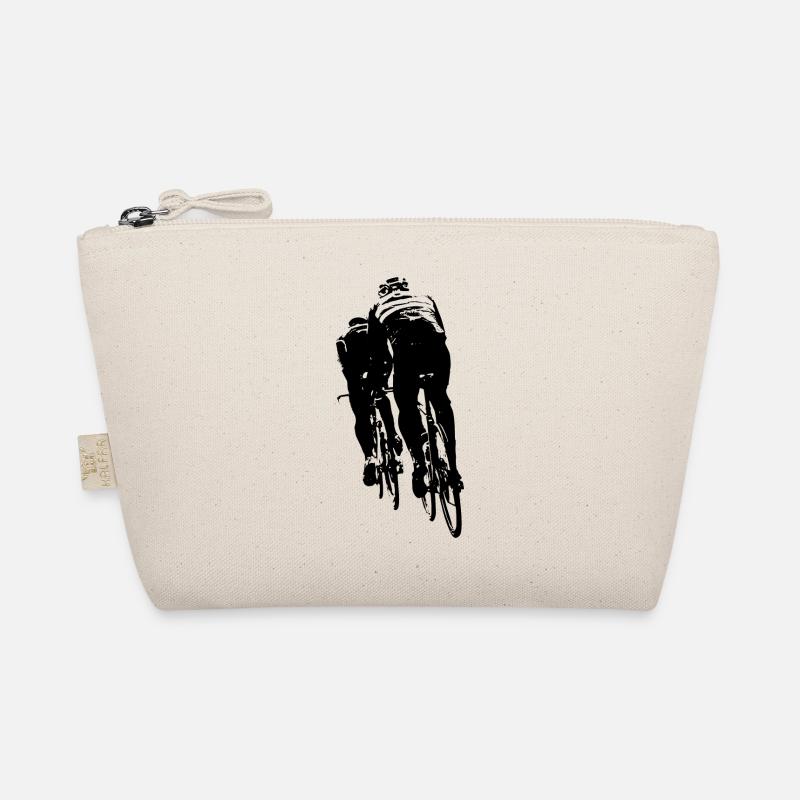 Rennradfahrer - Bio-Täschchen - Natur