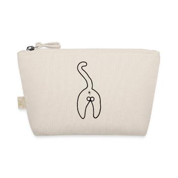 Silly cat - good morning, hoomin - Organic Pouch - nature - Front