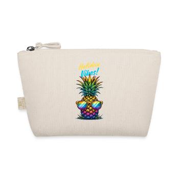 Pineapple Holiday Vibes Holiday Sunglasses Summer - Organic Pouch - nature - Front