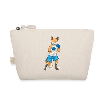 Fuchs Boxer Boxhandschuhe Boxen - Bio-Täschchen - Natur - Vorne