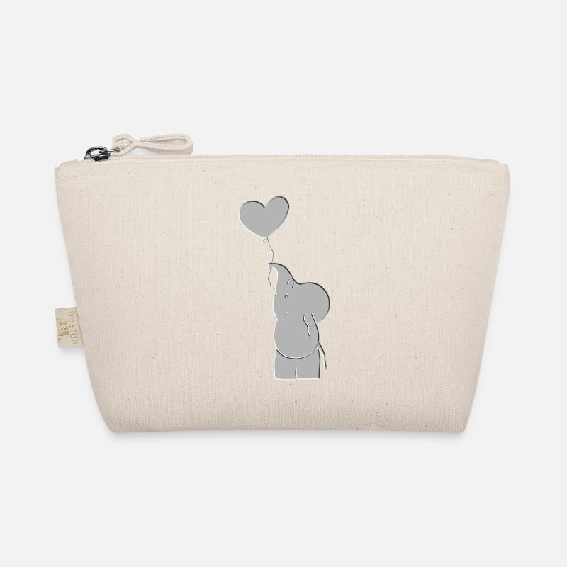 Elephant Relief Balloon Organic Pouch
