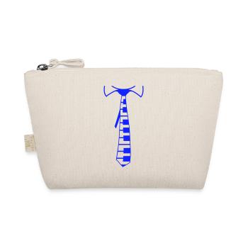 Suit Tie Piano Instrument Keys Music Fun - Organic Pouch - nature - Front