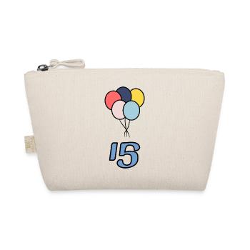 15. 15 ANS. 15e ANNIVERSAIRE. ANNIVERSAIRE 15 ANS. - Trousse biologique - nature - Devant