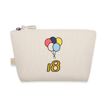 18. 18 ANS. 18e ANNIVERSAIRE. ANNIVERSAIRE 18 ANS. - Trousse biologique - nature - Devant
