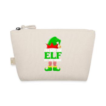 Je ne suis pas un elfe Je suis juste un petit Noël du Père Noël - Trousse biologique - nature - Devant