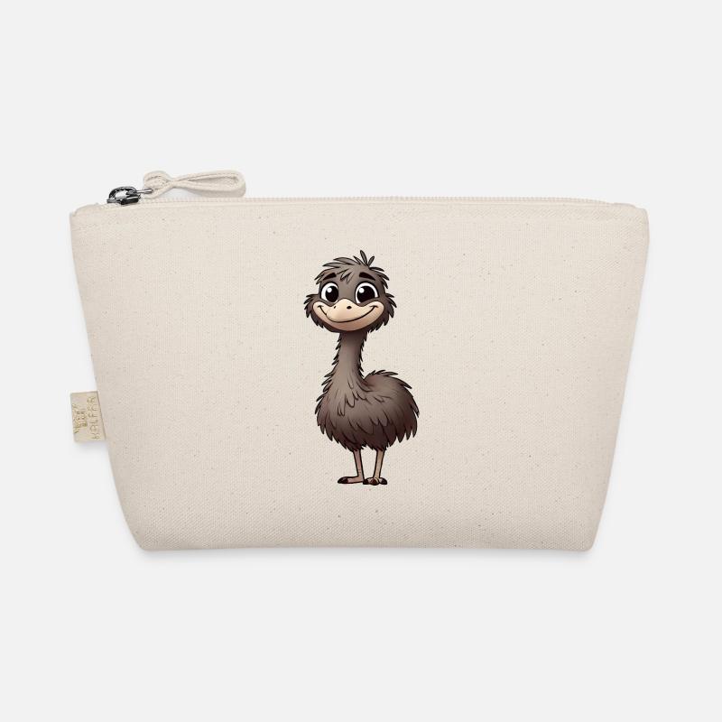 mignon émeu oiseau dessin animé heureux détendu Trousse biologique