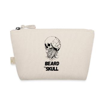Beard in Skull - Organic Pouch - nature - Front