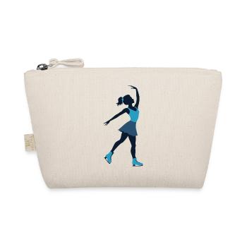 Figure Skater Illustration - Sports Design - Organic Pouch - nature - Front