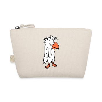 L’oiseau perroquet a l’air drôle stupide anxieux confus - Trousse biologique - nature - Devant