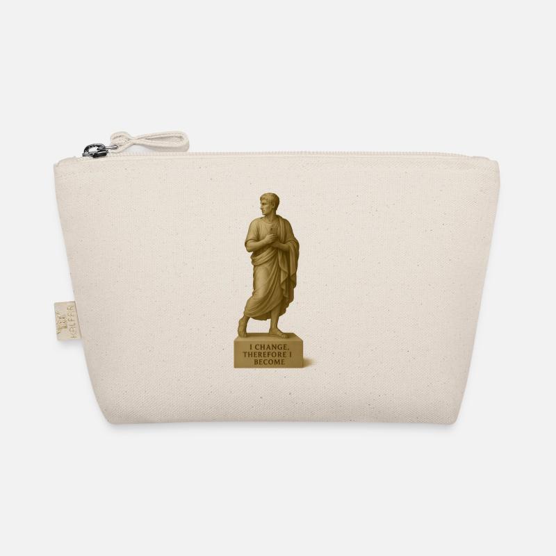 Classical Philosophy Sculpture Organic Pouch